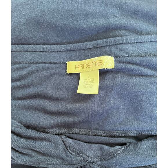 Arden B Blue Crochet Stretch Halter Maxi Dress - Picture 6 of 6